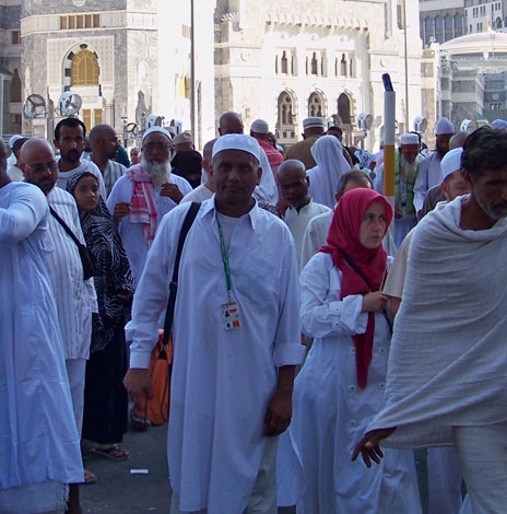 outside the haram