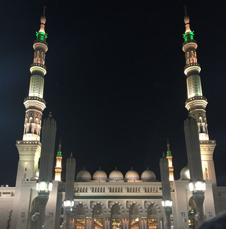 Masjid Nabawi rear entrance