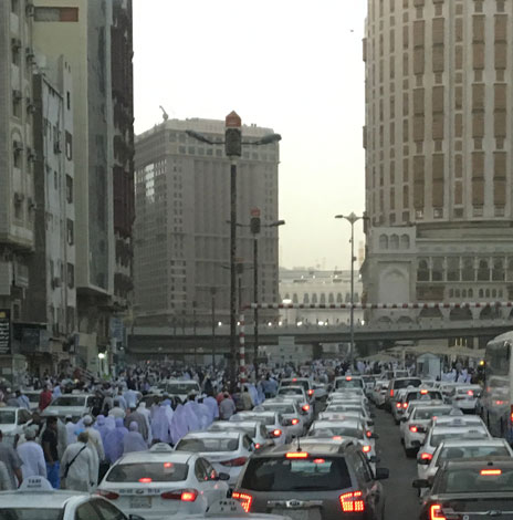 Driving to Haram Makkah