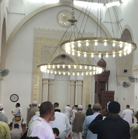 inside Masjid qiblatain madinah